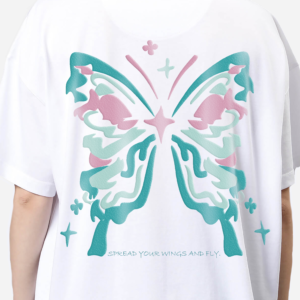 Oversized Women Drop Shoulder T-Shirt - White