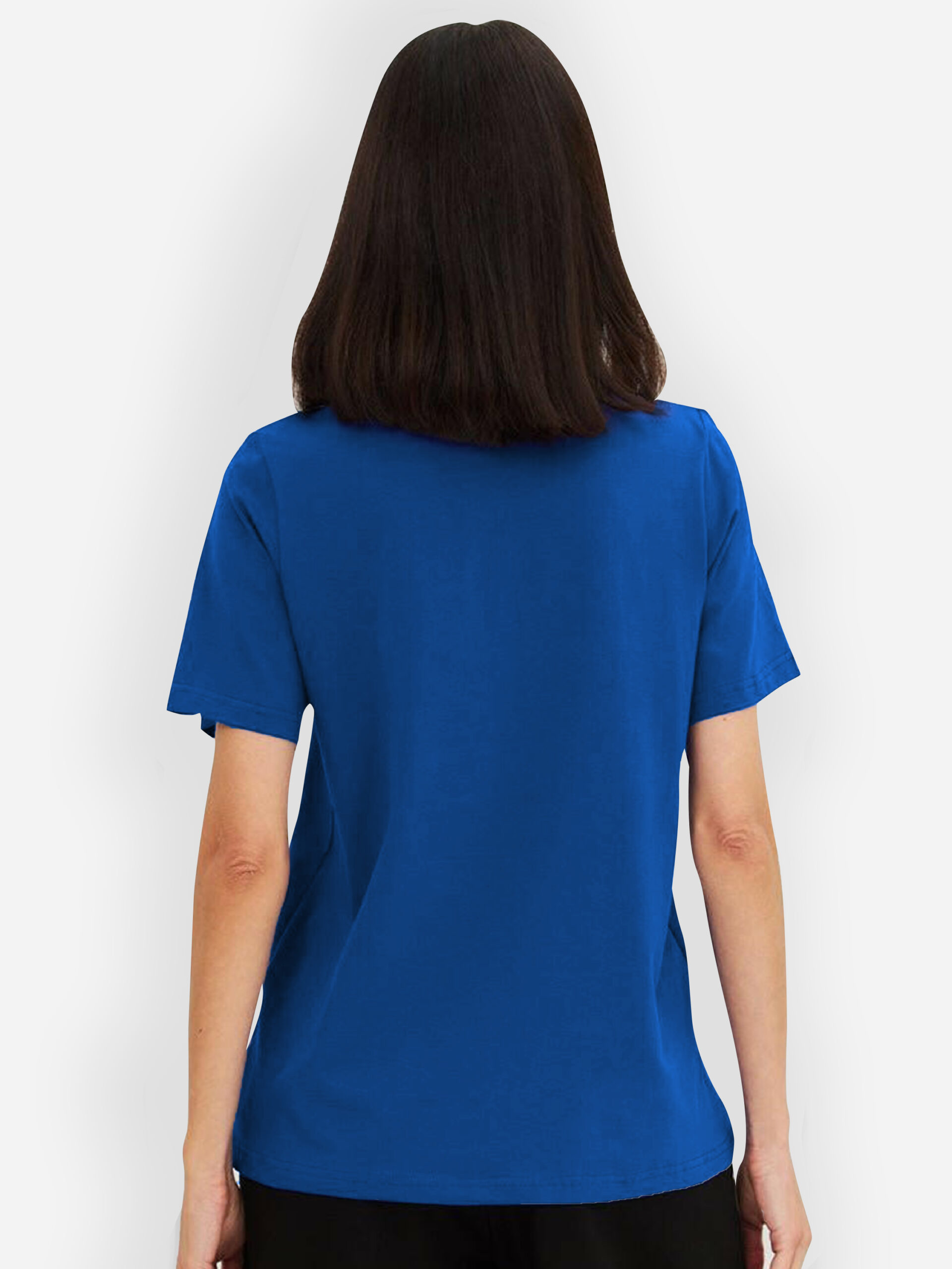 Women Half Sleeve T-Shirt - Blue - Image 3