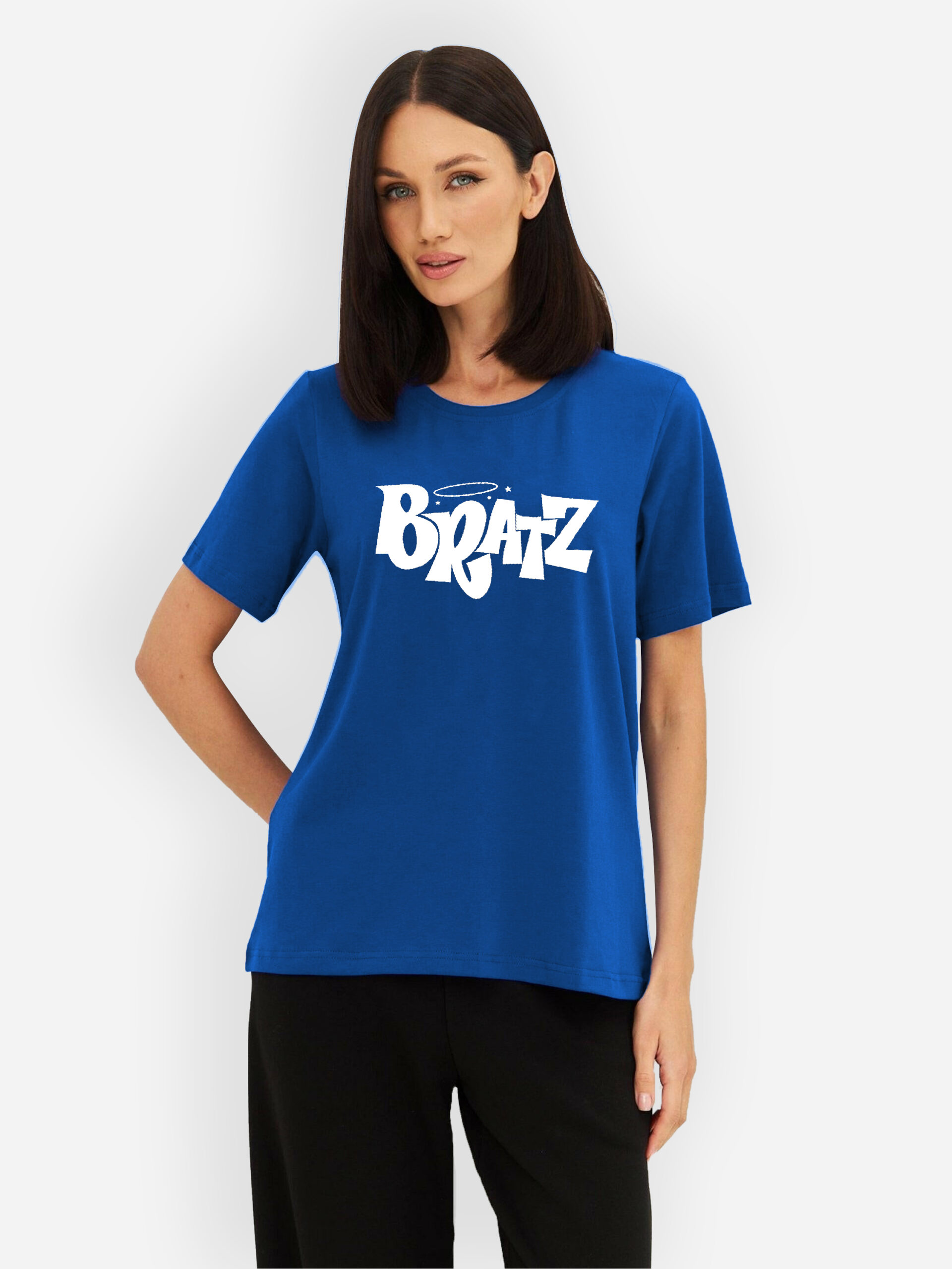Women Half Sleeve T-Shirt - Blue