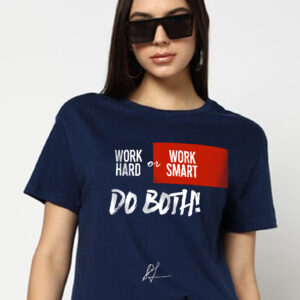 Women Half Sleeve T-Shirt - Navy Blue