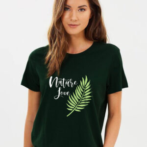 Women Half Sleeve T-Shirt - Dark Green